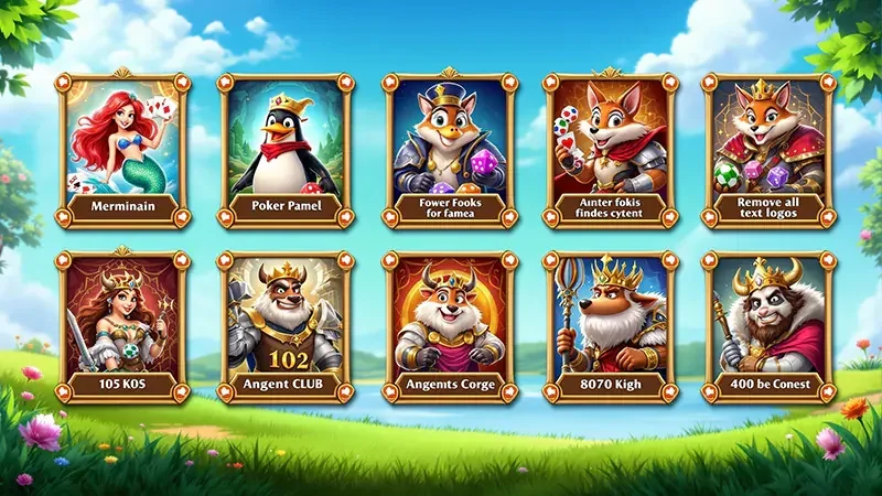 Layar slot mobile dengan reel, simbol khusus, dan panel permainan